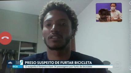 Professor de surfe negro acusado injustamente por furto de bicicleta diz que seu caso deveria ser enquadrado como racismo