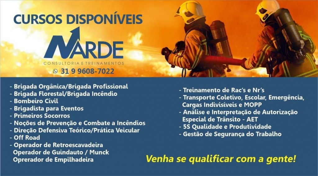 CURSOS PROFISSIONALIZANTES – NARDE – CONSULTORIA E TREINAMENTOS