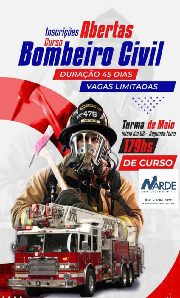 Curso Bombeiro Civil – Inscrições abertas