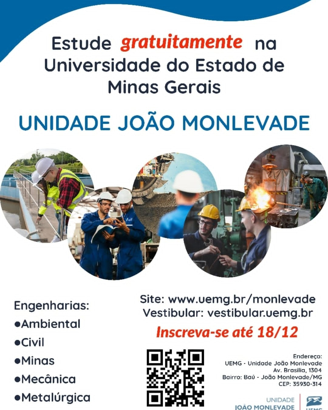 VESTIBULAR – UNIVERSIDADE ESTADUAL DE MINAS GERAIS – UEMG