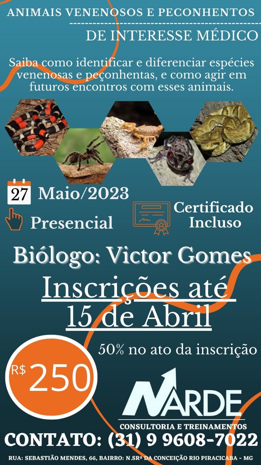 ANIMAIS PERIGOSOS E PEÇONHENTOS – BIÓLOGO: VICTOR GOMES
