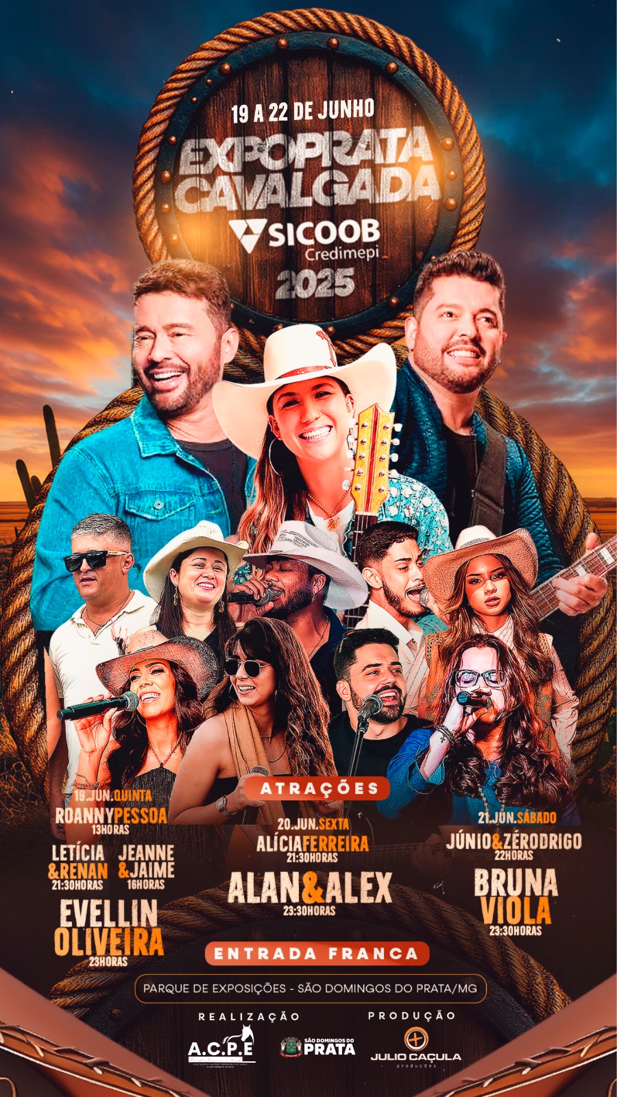 EXPOPRATA – CAVALGADA – 19 a 22 de junho