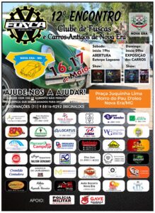 12° Encontro de Fuscas e Carros Antigos de Nova Era-MG