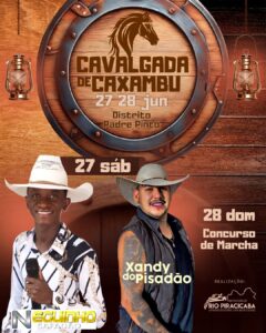 CAVALGADA DE CAXAMBU – 27 E 28 DE JUNHO