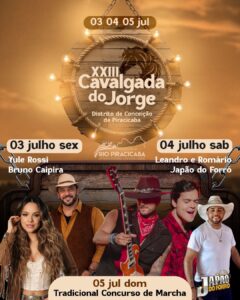 XXIII CAVALGADA DO JORGE – 03 A 05 DE JULHO