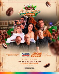 Três dias de cultura, gastronomia e grandes shows esperam por você no 5º Festival Gastronômico de Nova Era!