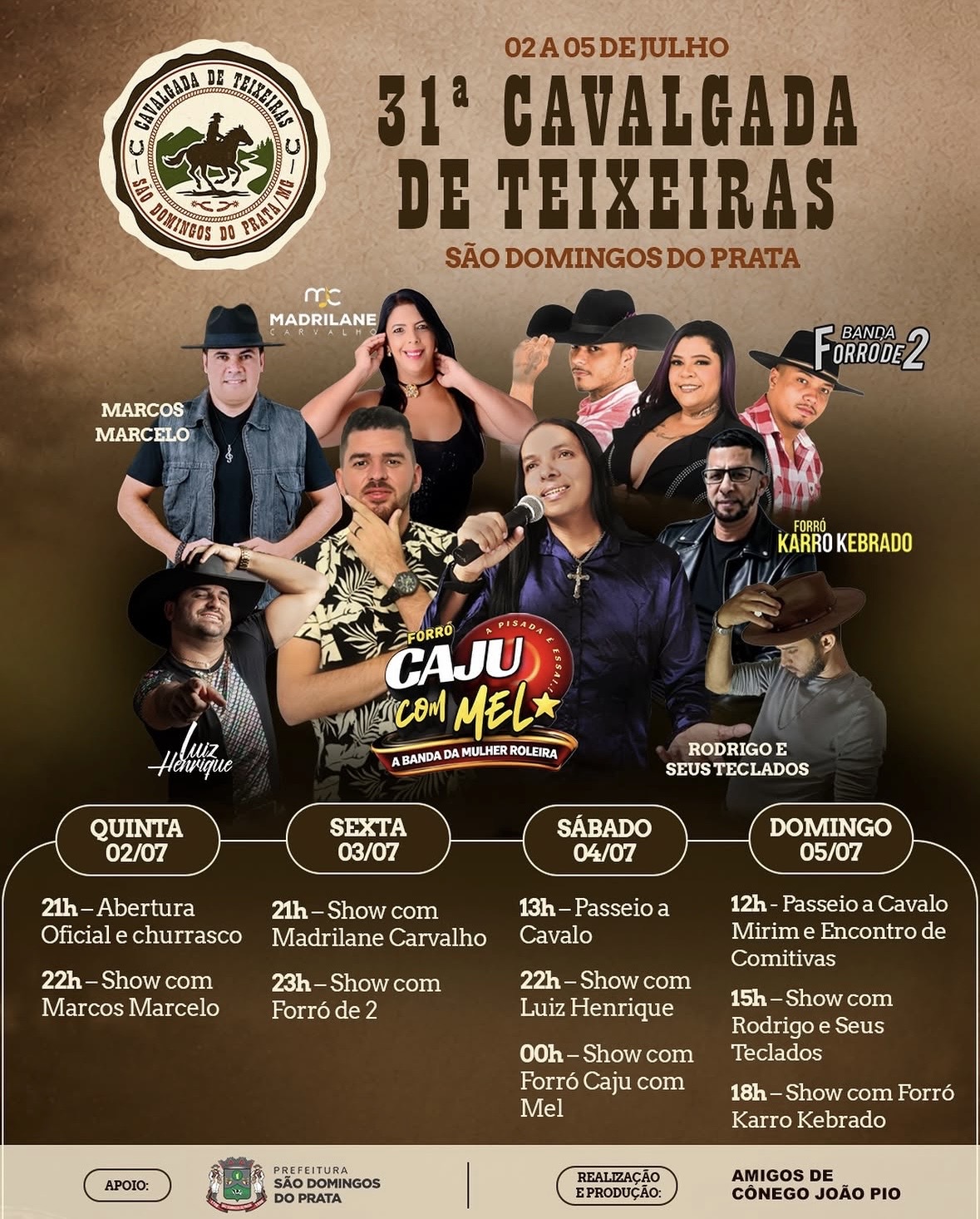 31ª Cavalgada de Teixeiras – De 2 a 5 de Julho de 2026