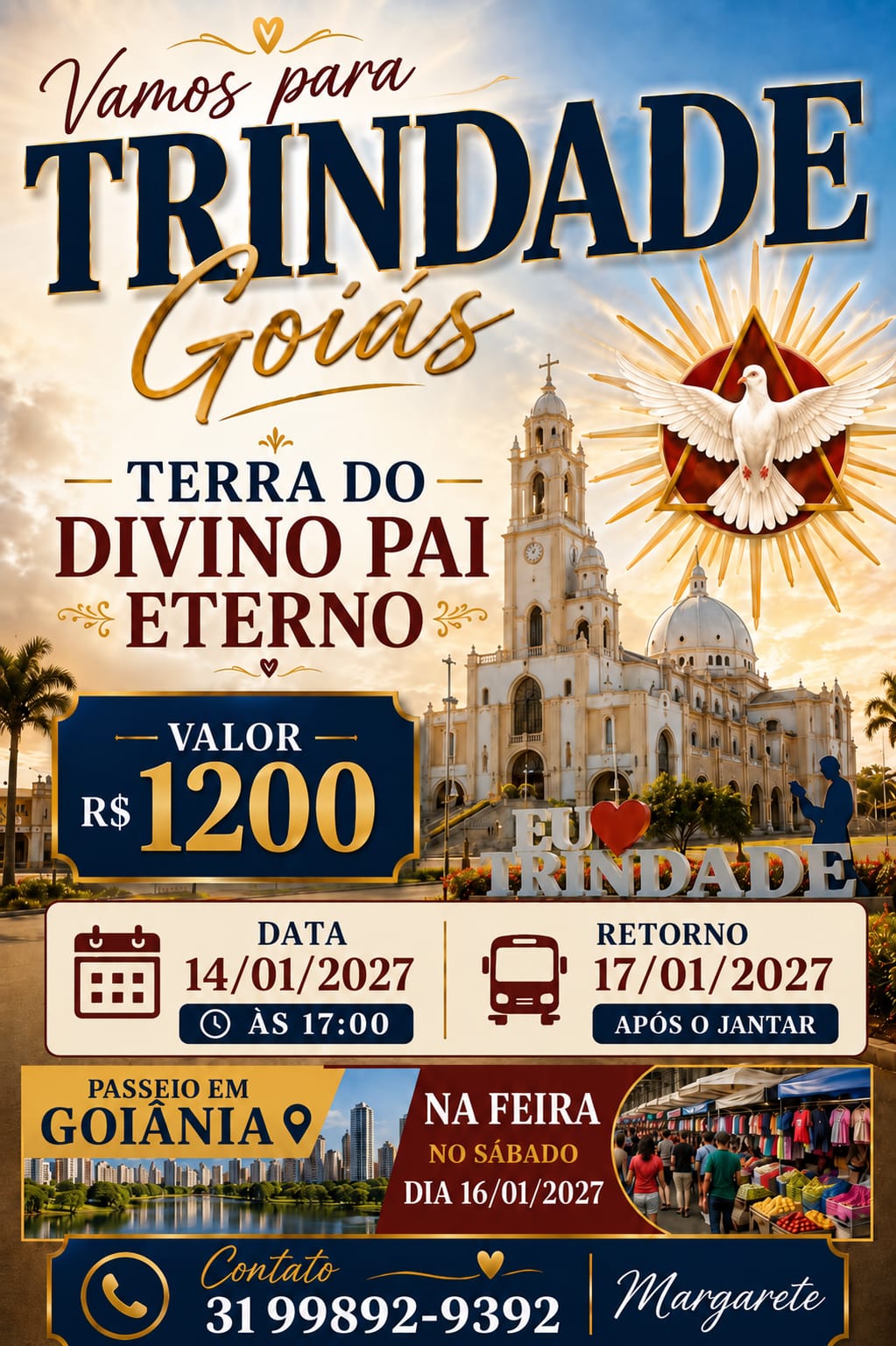 Vamos para Trindade – Goiás