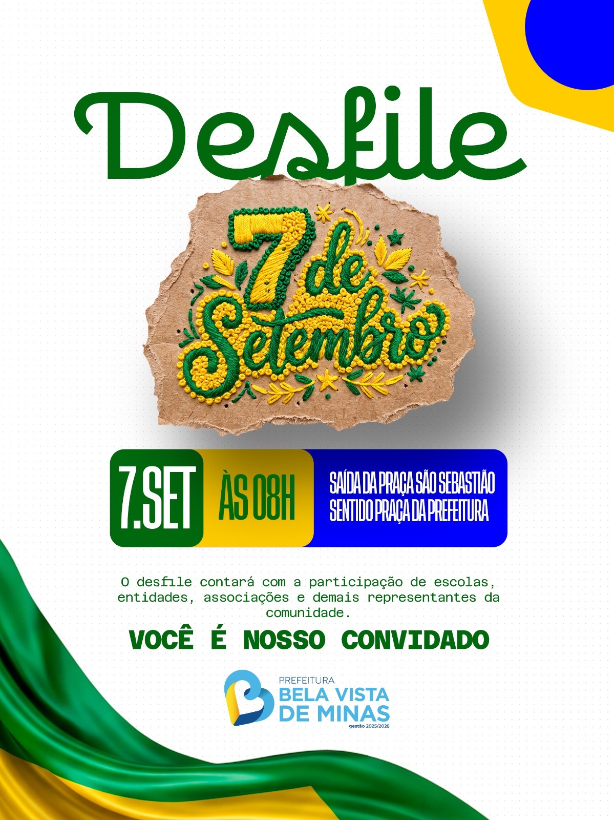 Desfile 7 de Setembro – Bela Vista de Minas
