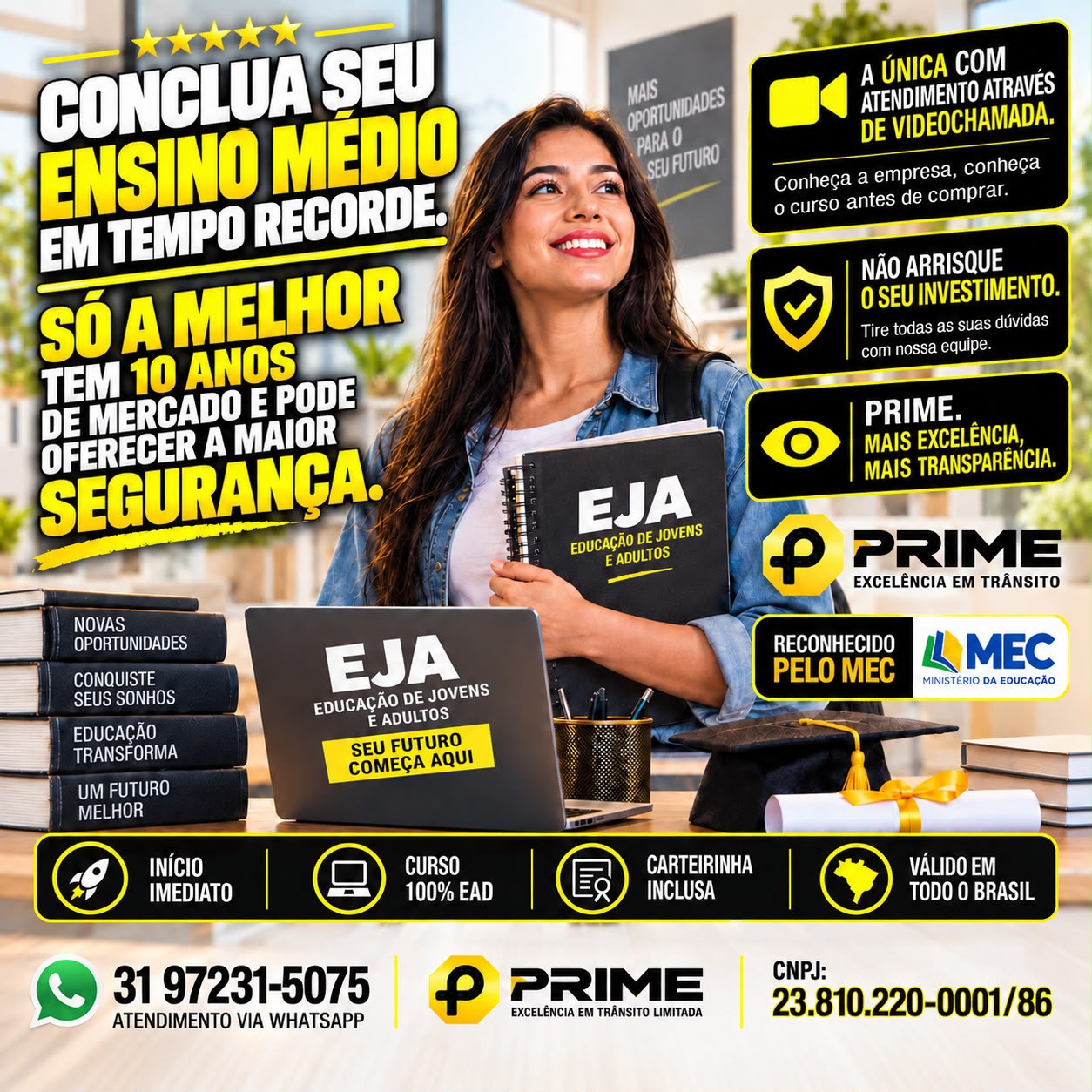 CONCLUA SEU ENSINO MEDIO EM TEMPO RECORDE